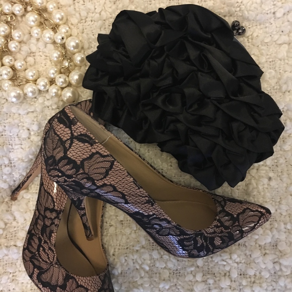 Frilly Clutch Handbag